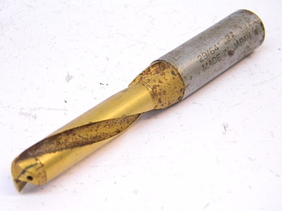 .4531 29/64 HSCO TiN COATED SCREW MACHINE LENGTH DRILL .4531 29/64 HSCO TiN COATED SCREW MACHINE LENGTH DRILL