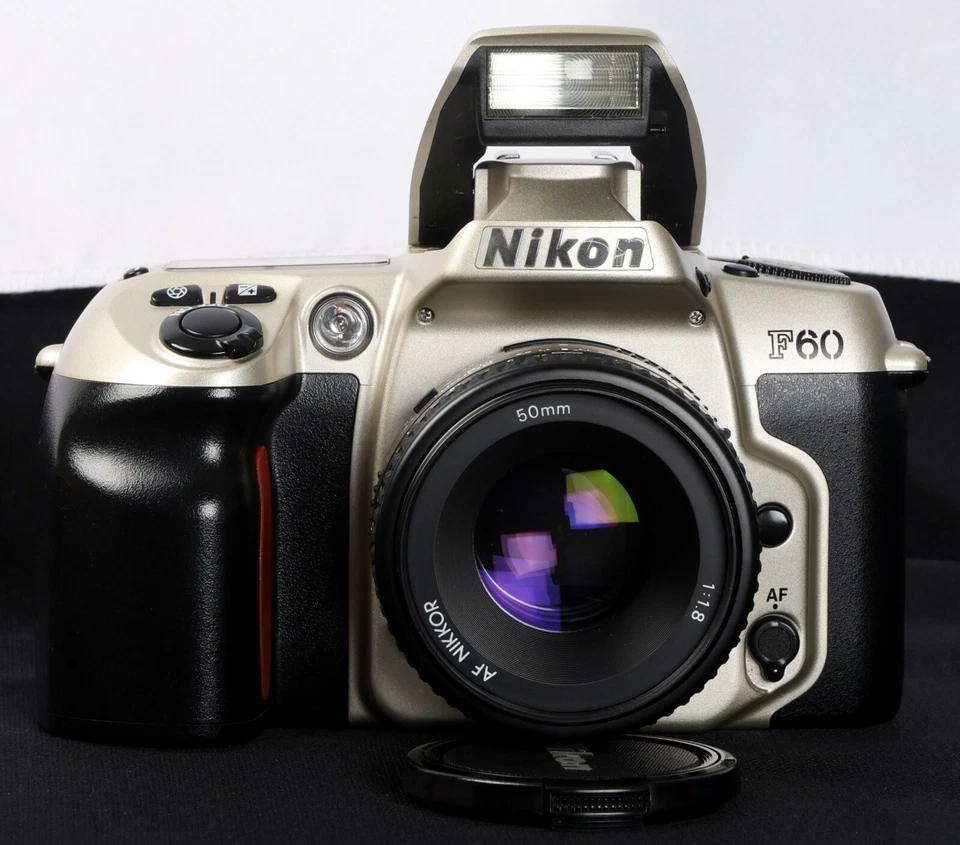 Nikon F60D Panorama AF 35mm Film SLR Camera c/w MIB AF NIKKOR 50/1.8 N Lens Kit - Image 4 of 4