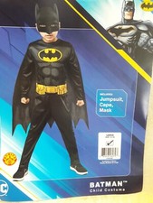  NEW RUBIES DC COMICS Batman BOYS Complete Halloween Costume LARGE 12- 14