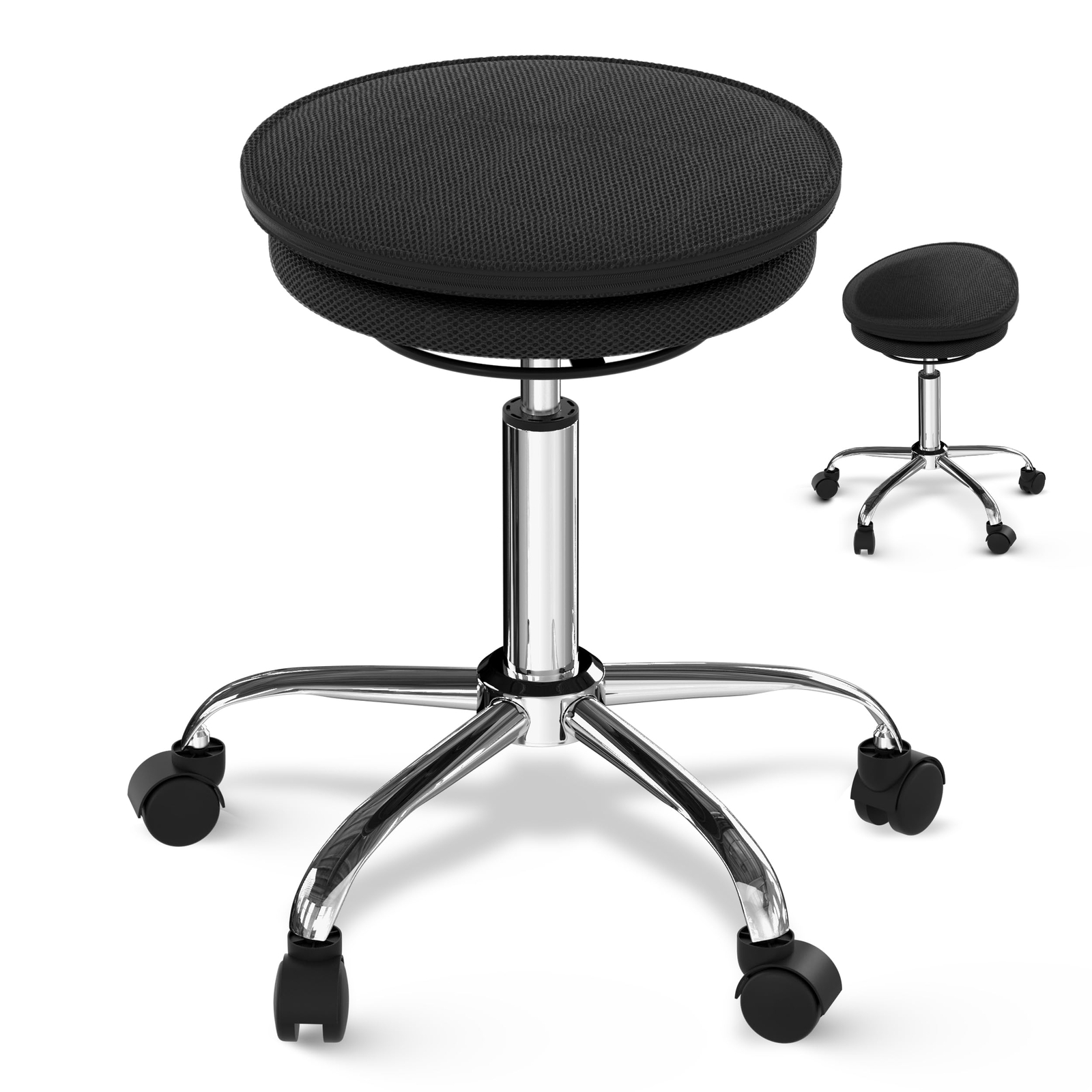 Wobble Stool Standing Desk Chair, Flexible Seating Adjustable Office Ergonomi...-image