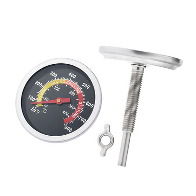 Temperature Thermometer Gauge Barbecue Grill Smoker Pit Thermostat BBQ 50-800
