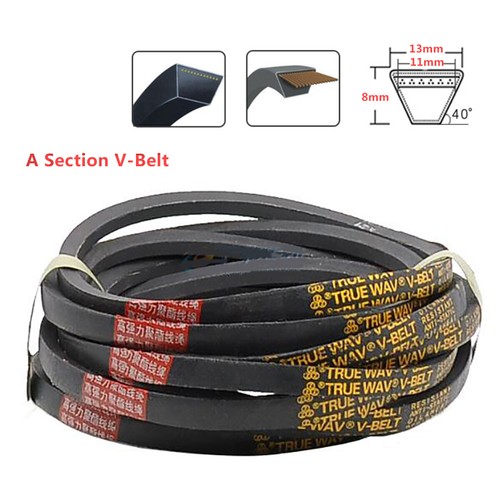 1pc Industrial Lawn Mower Rubber V Belt 10mm Width 5mm Thickness O-380e