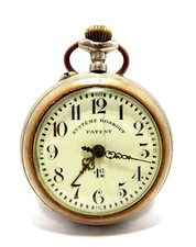 Antique Pocket Systeme Roskopf Open Face Dial Porcelain 52mm 1920c Restore Parts