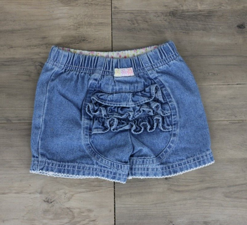 Baby Girls Summer Top & Jean Shorts Size 0-3 Months - Picture 8 of 8