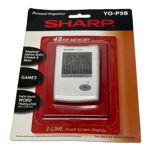 Organisateur personnel Sharp YO-P5A - Photo 3 sur 24