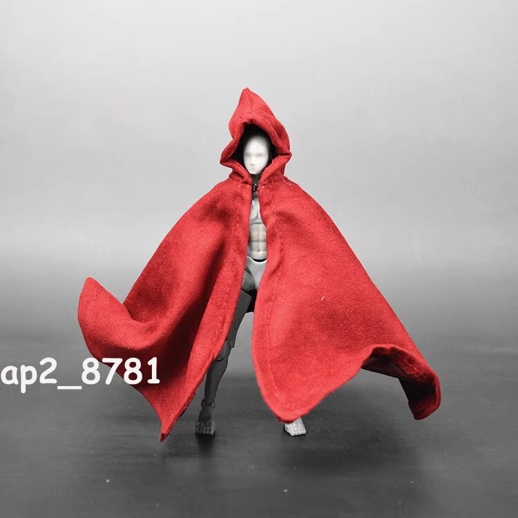 1/12 Scale Full Wired Cloak Cape Robe Gown Fr Wizard Sorcerer 6