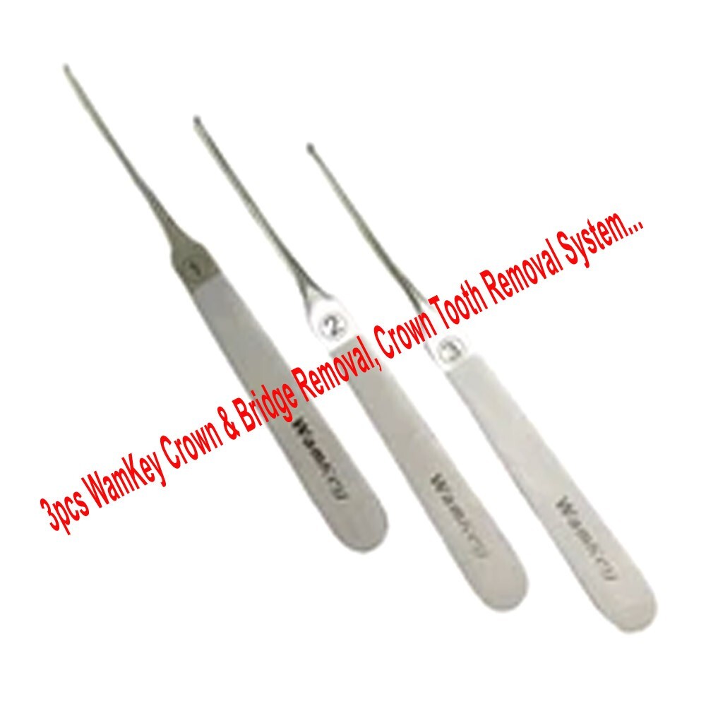 Wamkey 3 pcs WamKey Crown & Bridge Removal, Crown Tooth Removal System... | eBay