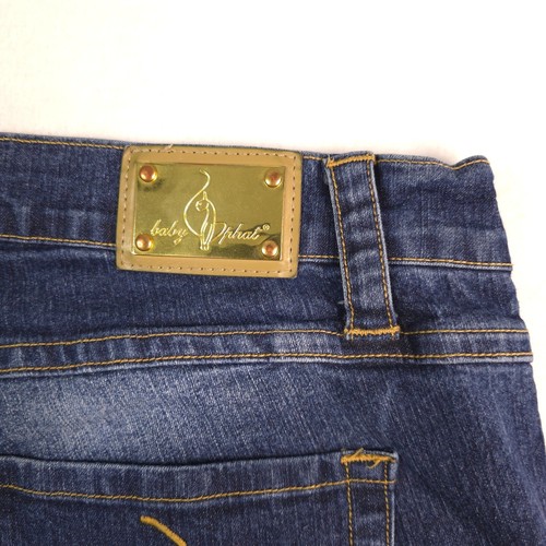 Baby Phat Wide Leg Capri Damen Denim Blau Jeans Größe 20 (Maße 40x25) - Bild 10 von 18
