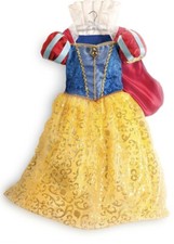 DISNEY STORE Girls SNOW WHITE Classic COSTUME Gown sz 5/6