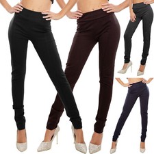 Pantaloni donna eleganti sigaretta classici invernali basic TOOCOOL VI-1618