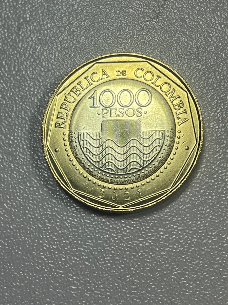 2021 Colombia 1000 Pesos Bi-Metal Loggerhead Sea Turtle Coin - KM