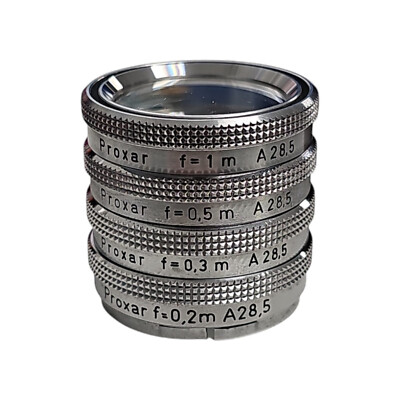 Carl Zeiss Proxar Nahlinsen 0,2 - 0,3 - 0,5 - 1,0 Meter - A28,5mm Vorsatzlinsen 
