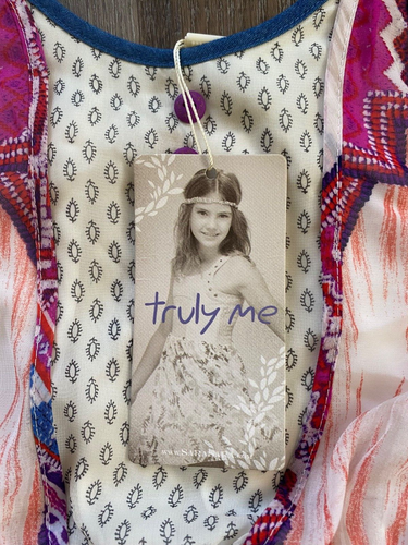 TRULY ME by SARA SARA nwt sleeveless hi-low romper dress~girl's size 10~NEW~ - Picture 5 of 12