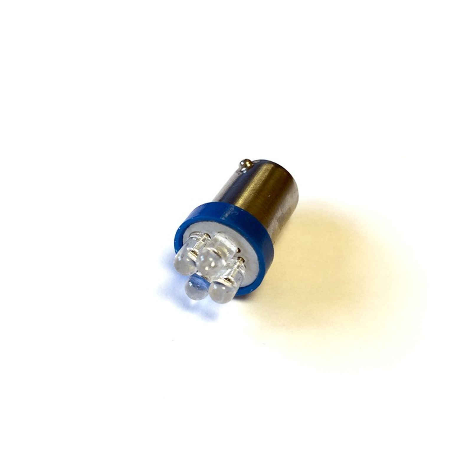 Autolamps LED Bulb - 12V BA9S 4-LED - Blue - LED233BT