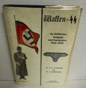 BOOK-ALMARK-Waffen-SS-by-Fosten-amp-Marrion-op-1972-1st-HB-with-dj-Ed-Scarce