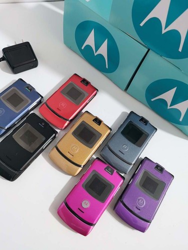 Unlocked - Motorola RAZR V3 2G vintage Mobile Phone Good Condition All colors - 第 5/71 張圖片