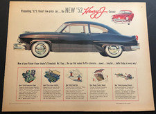 1952 Kaiser-Frazer Henry J Corsair - Vintage Original Color Print Ad Wall Art