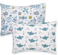 100 Muslin Cotton Toddler Pillowcase - Fits Both 13"x18" and 14"x19" Pillows