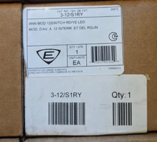 Edwards EST 3-12/S1RY Ann Mod 12 Switch LED - SAME DAY SHIPPING