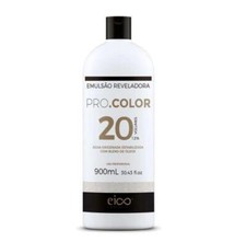 Pro Color Bleaching Oil Stabilized Emulsion Oils Blend OX 20 Vol. 900ml - Eico