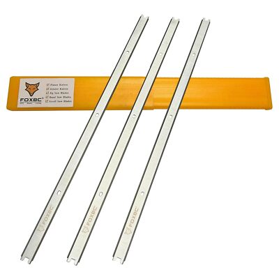  FOXBC 13 Inch Planer Blades for Ridgid R4330 Planer, Replace AC20502- Set of 3 