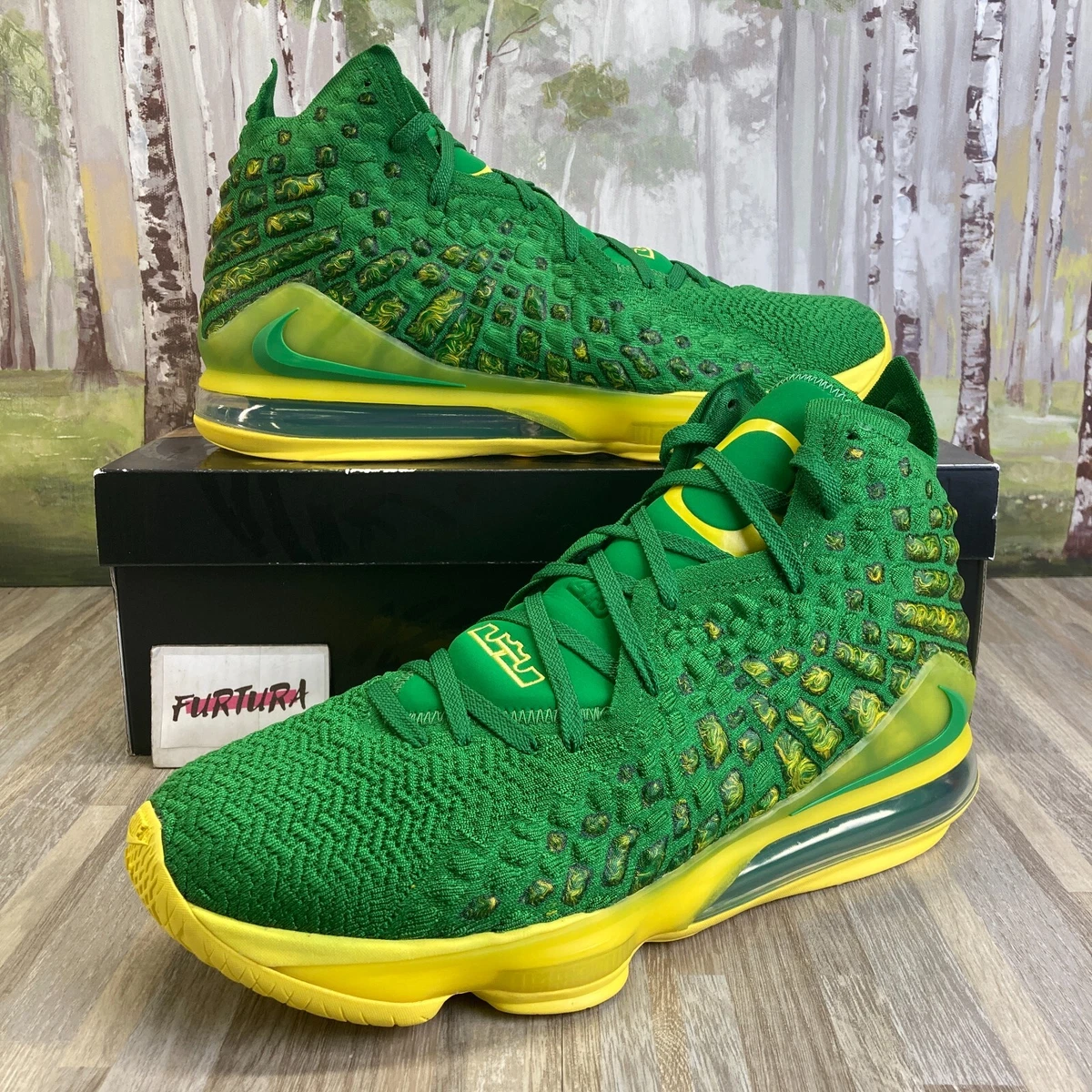 dosis rent prop Nike LeBron 17 PE Oregon Ducks Team Issue Promo Green Men&#039;s Size 14  Shoes #8D | eBay