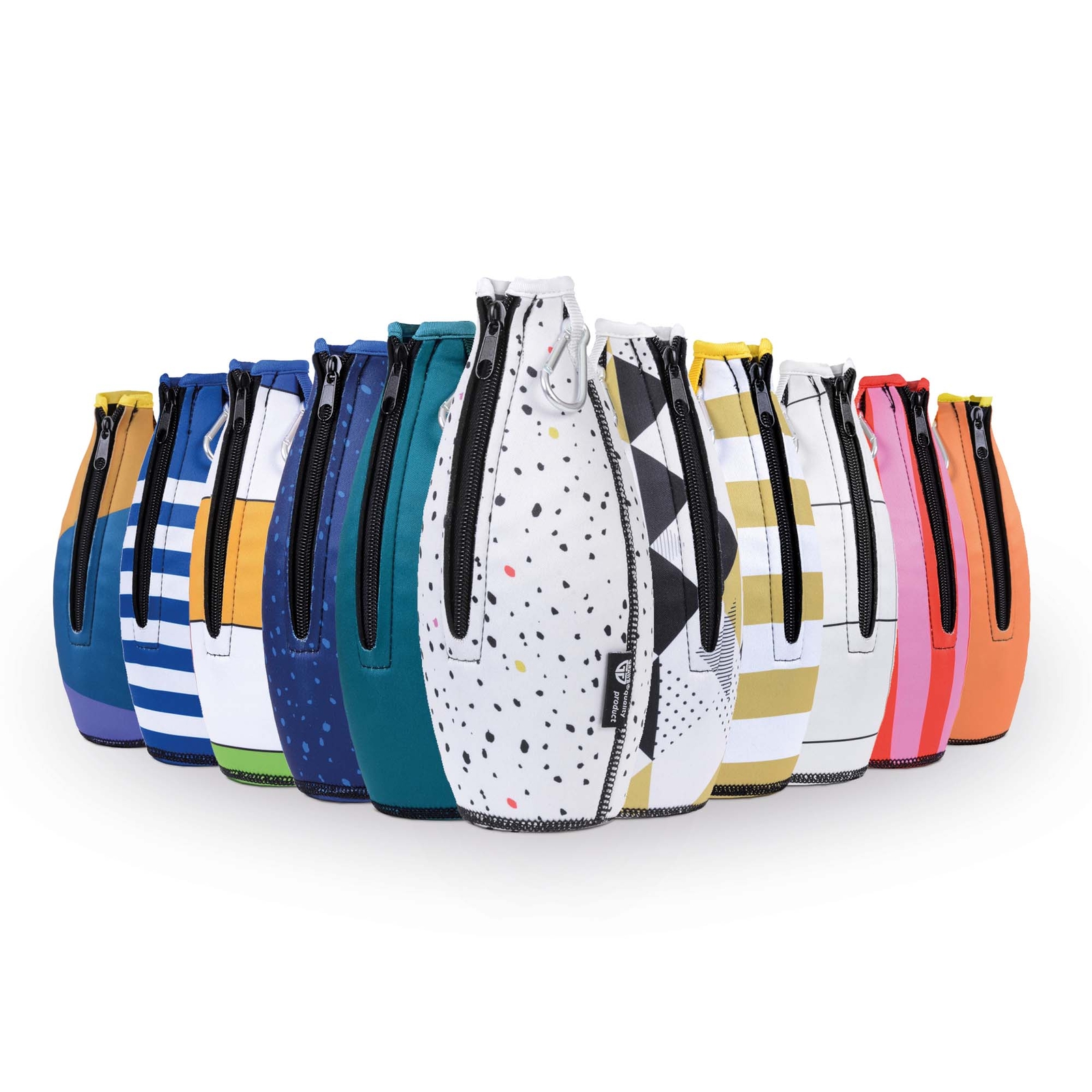 GRÄWE Schutzhüllen Neopren, für Sodastream-Glasflaschen, mit Reißverschluss