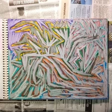 Drawing 11X14" Oil Pastel on Paper