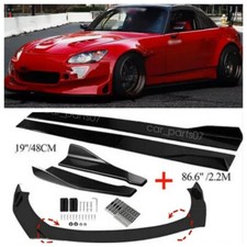 For Honda S2000 2000 Front Bumper Lip Splitter Spoiler Diffuserside Skirts Us For Honda S2000 2000 Front Bumper Lip Splitter Spoiler Diffuserside Skirts Us
