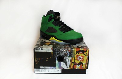 air jordan 5 apple green resale