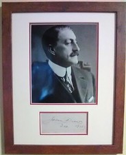 John Drew Jr. (1853-1927) / Autograph / American Stage Actor / 11x14