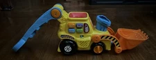 VTech Pop & Drop Digger Toddler Toy Push Working Lights Up & Plays Sounds WORKS