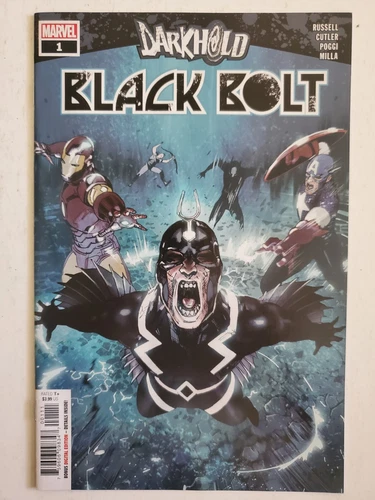 The Darkhold Black Bolt #1 2022, Marvel Comics, Mark Russell, Travel Foreman