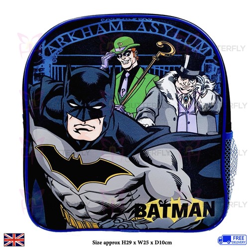 Niños Niños Bolso Escolar Mochila Bolso Mensajero Vengadores Batman DC Spiderman - Imagen 53 de 80