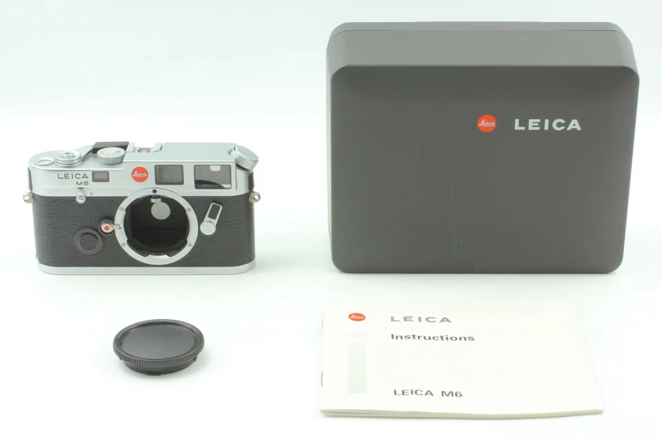 *EXCELENTE+5/Estuche* Cámara fotográfica telémetro 35 mm Leica M6 sin TTL plateada JAPÓN Foto 2 de 4