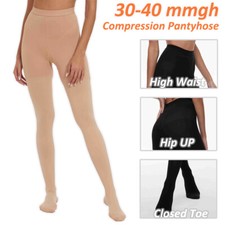 Pantyhose Compression Stockings 30-40 mmHg Therapy Vein Relief Medical Supports