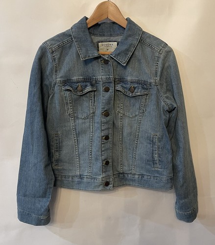 Denim Blue Jean Jacket, Size Medium | eBay