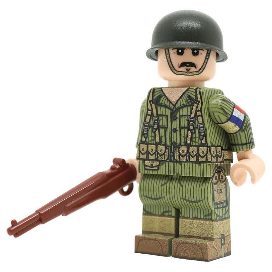 WW2 French Army Rifleman (American Equipped) Minifigure - United
