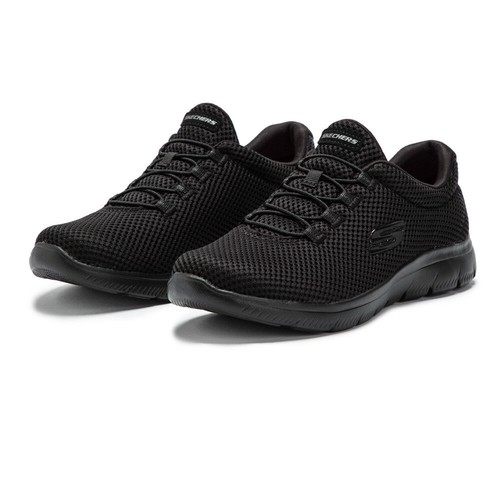 atravesar sábado de repuesto Skechers Mujer Cumbres Zapatos para Correr Entrenadores Tenis Negros  Deportes Gimnasio | eBay