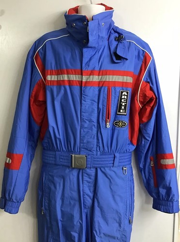 Bogner Men’s Ski One Piece Ski Suit Blue And Red Arctic Size 38/S - Picture 3 of 15