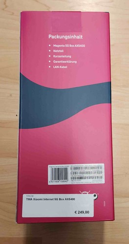 Magenta Internet 5G Box (Xiaomi AX5400) Werksoffen für alle Netze unlocked NEU - Bild 4 von 6