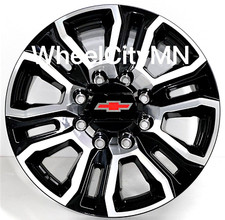 20 Machined Gloss Black 5957 Oe Replica Wheels Fits Chevy Silverado 2500 8x180 20 Machined Gloss Black 5957 Oe Replica Wheels Fits Chevy Silverado 2500 8x180