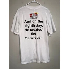 2000s PUI Interiors Classic Muscle Cars Advertising Dad Grandpa Comedy Shirt XL