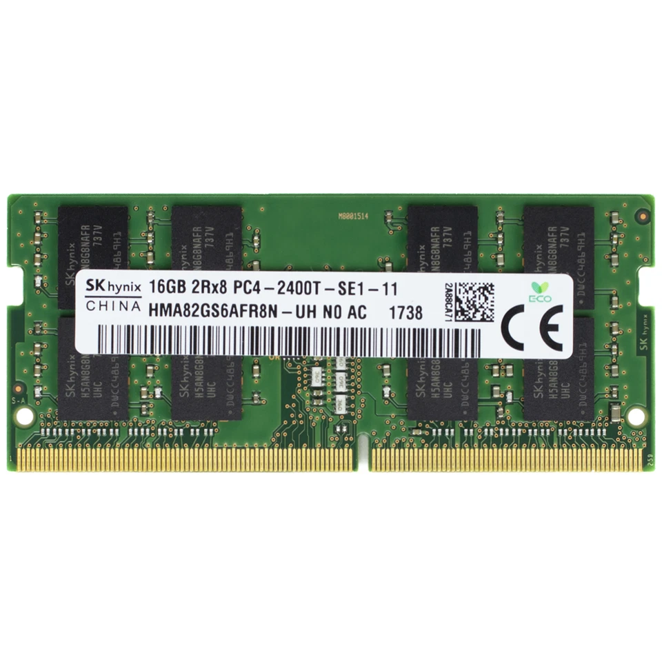 Hynix 16GB DDR4 PC4-19200S Supermicro MEM-DR416L-HL01-SO24 Equivalent Memory RAM - Image 2 of 3