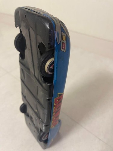 1st Aoshin Japan Batmobile Blue 1960’s 1966 Tin Toy Vintage ASC Batman Car DC - Picture 11 of 12