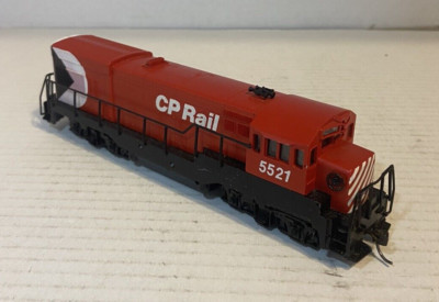HO Lionel (Tested) 48043 CP Rail Diesel Locomotive #5521 W/Lights ...