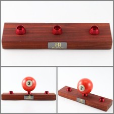 billiards Display Ball Stand Solid rosewood Bracket golf tennis red