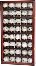 Vitrina Coleccion 40 Pelotas Beisbol Para Cubos Acrílico Caja Pared Baseball Box