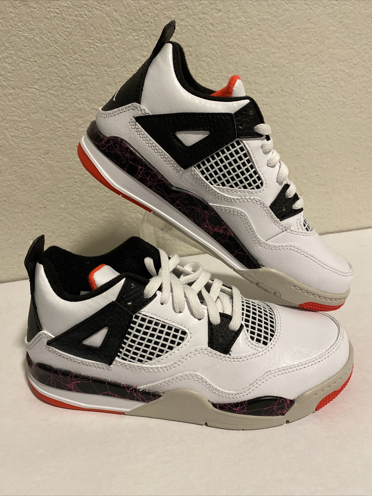 Nike Air Jordan 4 Retro PS Flight GS Nostalgia Crimson Citron