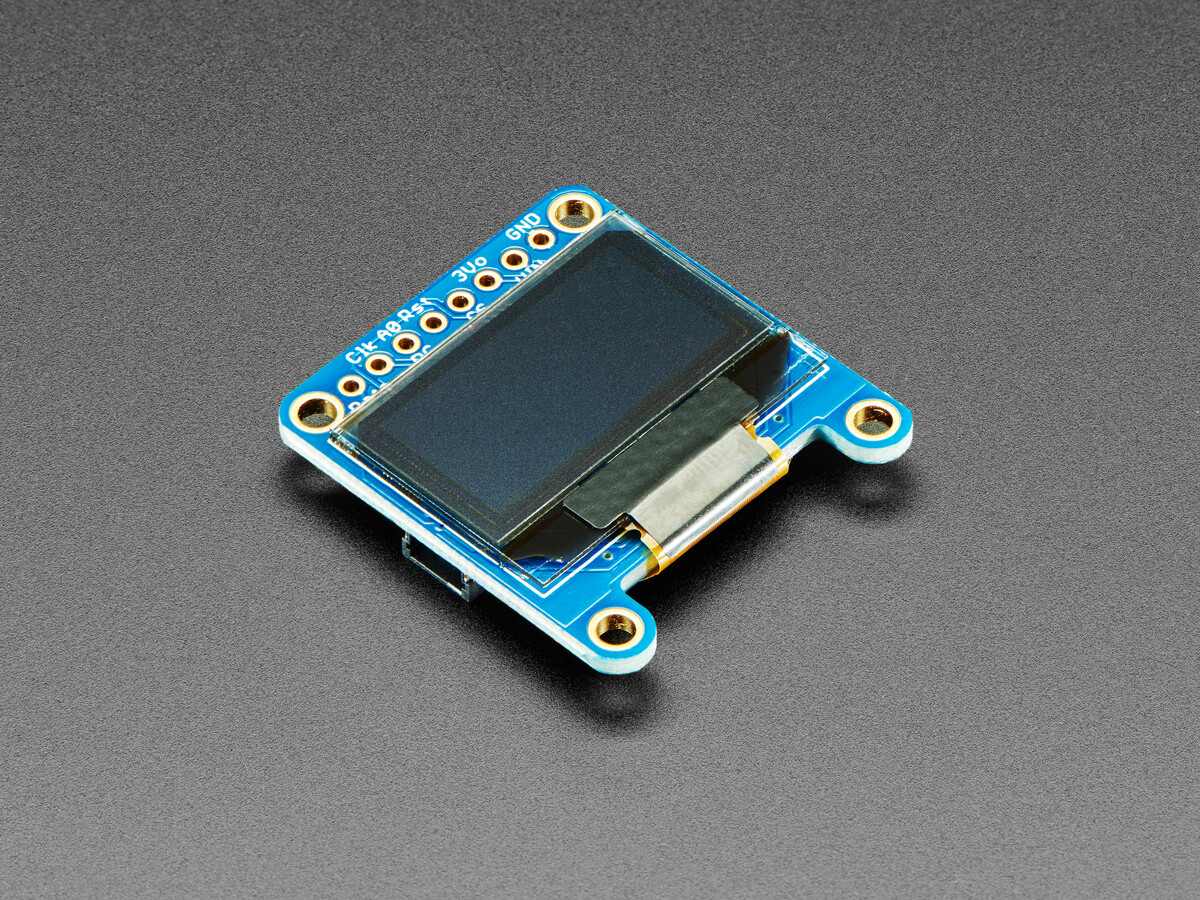 Adafruit 0,96 128x64 OLED-Grafikdisplay, I2C, STEMMA QT/Qwiic kompatibel, 326 e